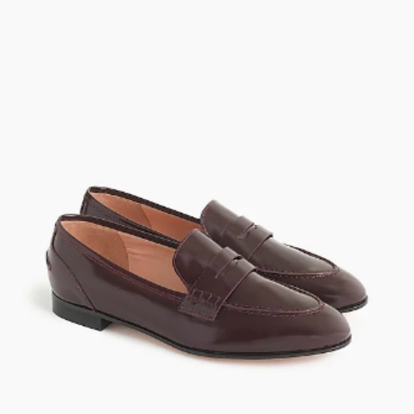 J. Crew Beet Academy Penny Loafers Size 6.5 NIB - Picture 2 of 7